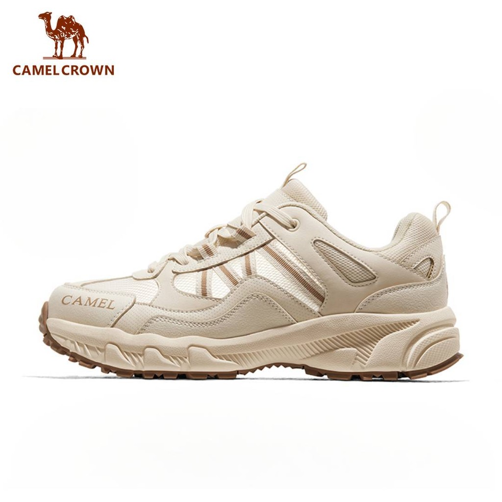 รองเท้าสำหรับเดินป่าและวิ่งเทรล CAMEL CROWN ของผู้หญิง ออกแบบเพื่อระบายอากาศ และ