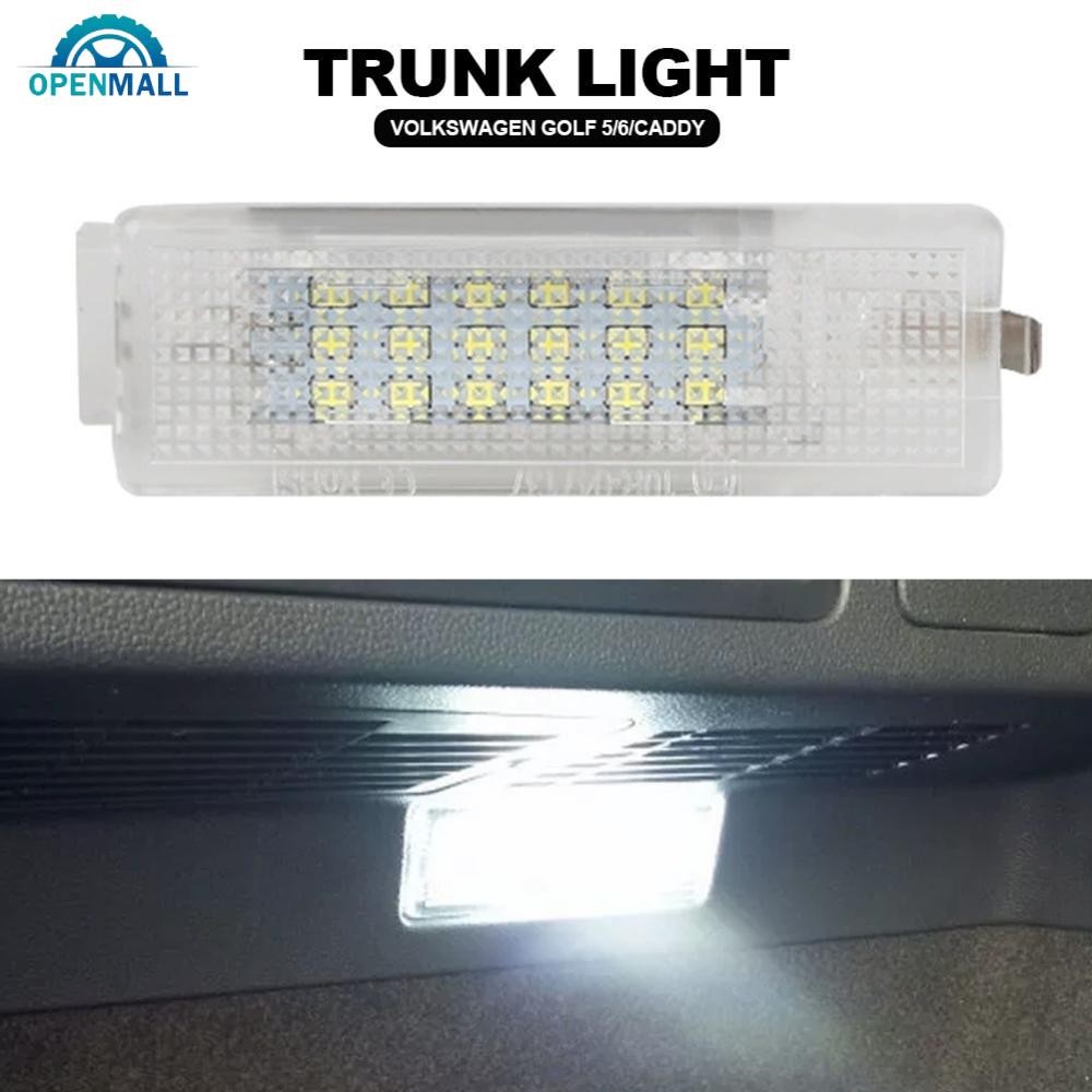 OPENMALL ภายในรถ LED กระเป๋าเดินทางโคมไฟด้านหลัง Boot ไฟสําหรับ VW Passat CC B6 B7 Golf 7 Scirocco T