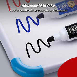 ohayo ปากกาไวท์บอร์ดปลอดสารพิษ ปากกามาร์คเกอร์ ลบง่าย ปากกาไวท์บอร์ด ปากกาเขียนกระดานน้ำมัน ตลับหมึกแบบเปลี่ยนได้