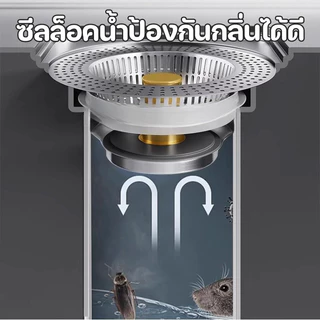 COD ใหม่ ที่กรองอ่างล้างจาน ป้องกันการอุดตัน ห้องครัว และห้องน้ำ กรองท่อระบายน้ำ