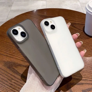 เคสใสด้าน for เคสไอโฟน11 iphone 15 16 Pro MAX เคสไอโฟน 13 12 Pro max 14 Plus เคส Ultra Thin Anti-Drop โทรศัพท์นุ่มปกหลัง