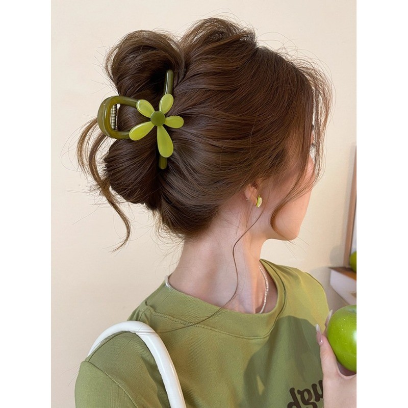 เก๋ากี้ผมลายดอกไม้น่ารักสำหรับสาวๆ กับคลิปยึดเล็บแบบยืดหยุ่น - รูปที่ 7