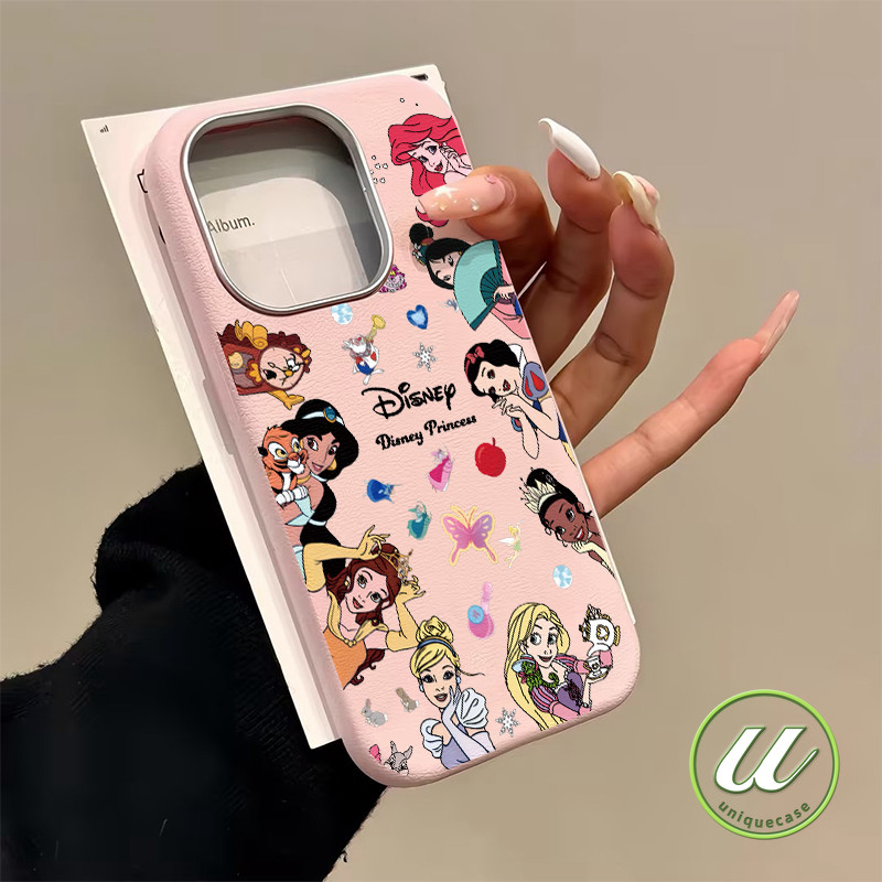 เคสไอโฟน 13 การ์ตูนสโนว์ไวท์นางเงือกเจ้าหญิงผีเสื้อ สำหรับ IPhone 16 15 12 13 11 14 Pro Max 7Plus 15 7 14 16 Plus SE 2 3