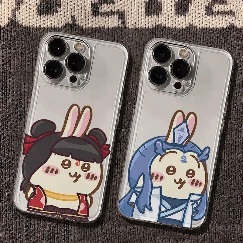 Nezha Aobing Wusaqi เหมาะสําหรับ iPhone 11/12/13/14/15/16 Pro Max เคส iPhone โปร่งใส 7/8/14/15/16 Pl