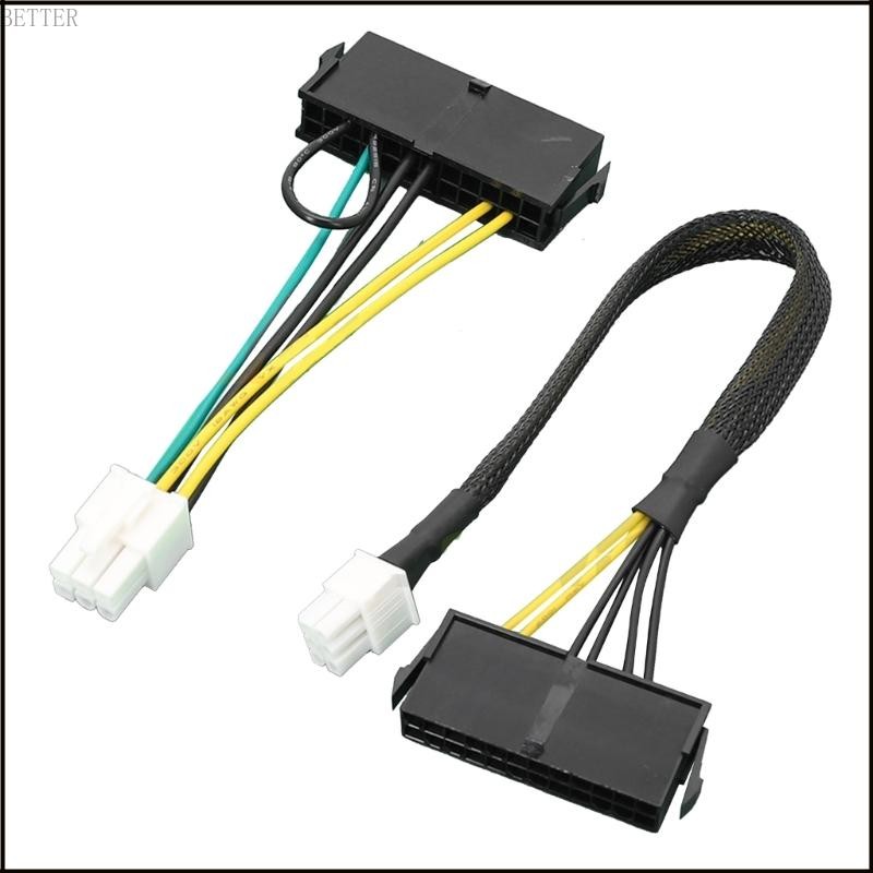 BETT Female to Male 24Pin to 6P Conversion Line ATX PSU Extension Wire for Acer 6Pin