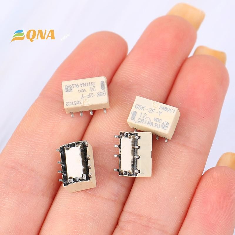 [QNA] รีเลย์อเนกประสงค์รีเลย์สัญญาณ SMD G6K-2F-Y สัญญาณรีเลย์ 8PIN สําหรับรีเลย์สัญญาณ DC 3V 5V 12V 