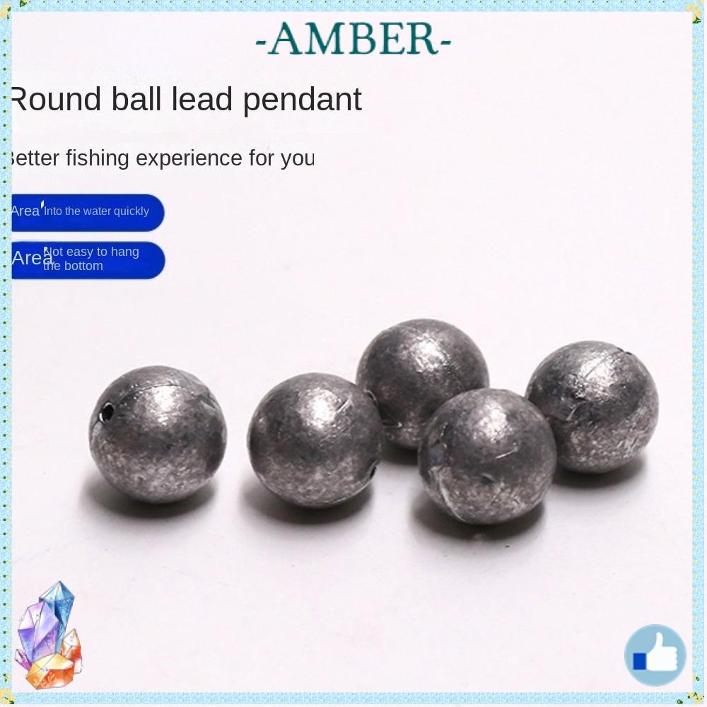Sinkers ตะกั่วทรงกลม 20 ชิ้น ขนาด 1g-9g สินค้าใหม่ปี 2024 ใช้ตกปลาและเหมาะสำหรับปลาคาร์พ