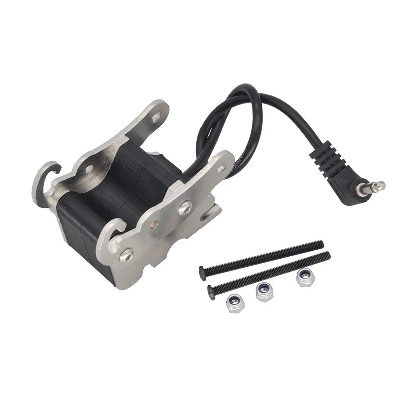 ถังไฟฟ้าเปลี่ยน CNC โลหะสําหรับ HUINA 1594 1592 1593 1580 RC Excavator ถังโลหะ Quick Hitch Coupler อ