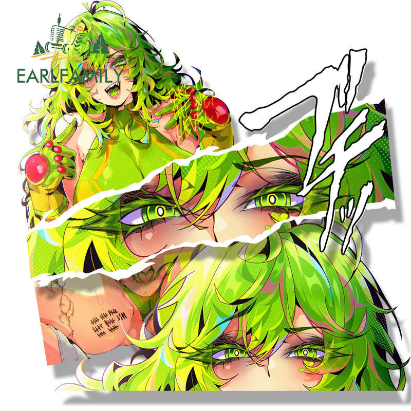 EARLFAMILY Ahegao Toru Hagakure Fanart รถสติกเกอร์ที่มองไม่เห็นสาวอะนิเมะแฟชั่น Decal JDM Peek สาว Graffiti สติกเกอร์เหมาะสําหรับรถจักรยานยนต์