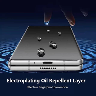 ฟิล์ม Hydrogel ด้านหน้า-กลับสําหรับ Samsung Galaxy Z พับ 8 7 6 5 5G Matte Screen Protector สําหรับ Z พับ 7 Fold6 Z Fold8 Full Coverage ฟิล์ม
