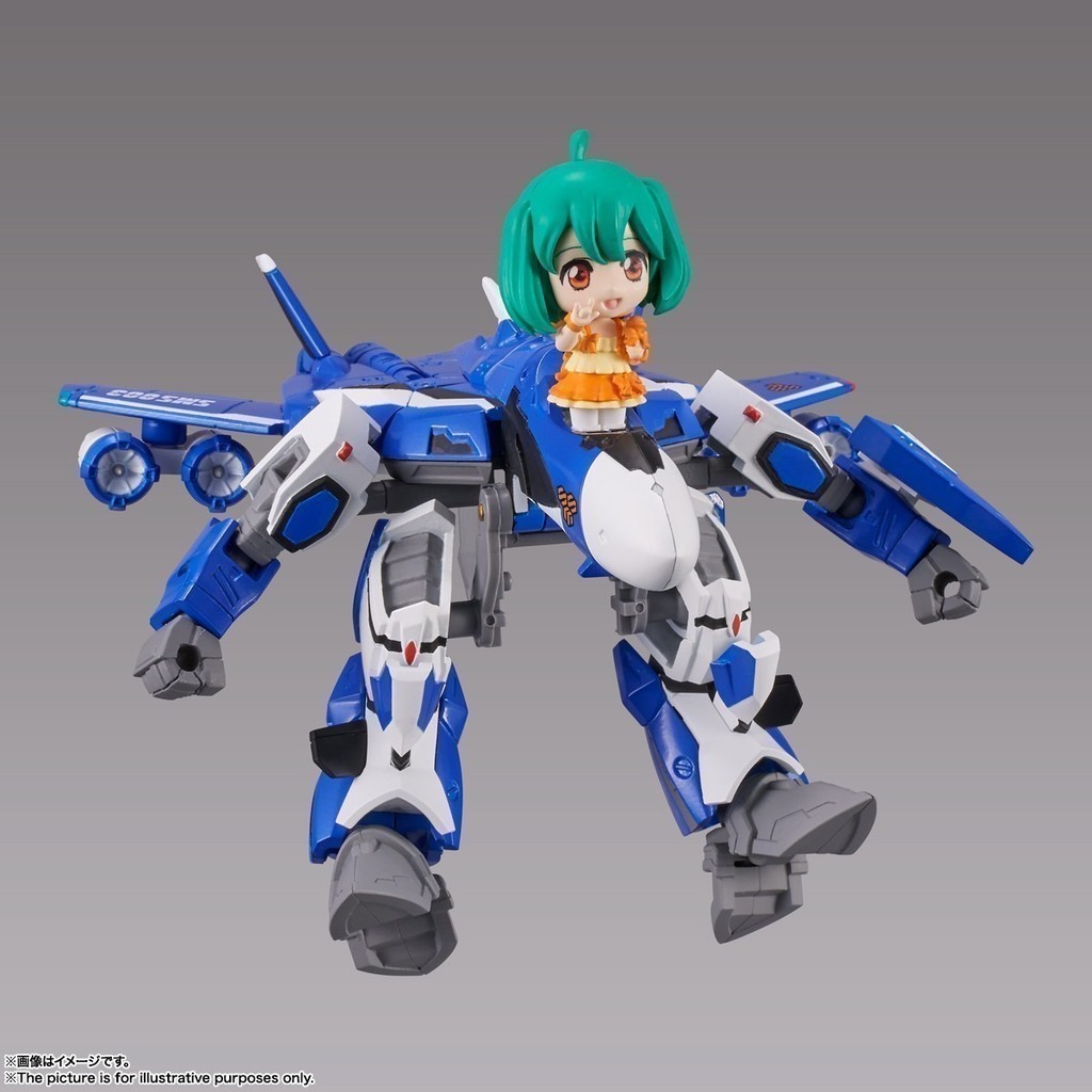 [Boutique] Ready Stock Bandai TINY SESSION VF-25G Macross Michelle Machine x Lanka ของแท้ Version