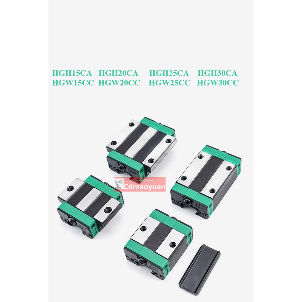 คู่มือตรงเลื่อนบล็อกเลื่อนรางสายราง HGH15CA HGH20CA HGH25CA HGH30CA HGW15CC HGW20CC HGW25CC HGW30CC