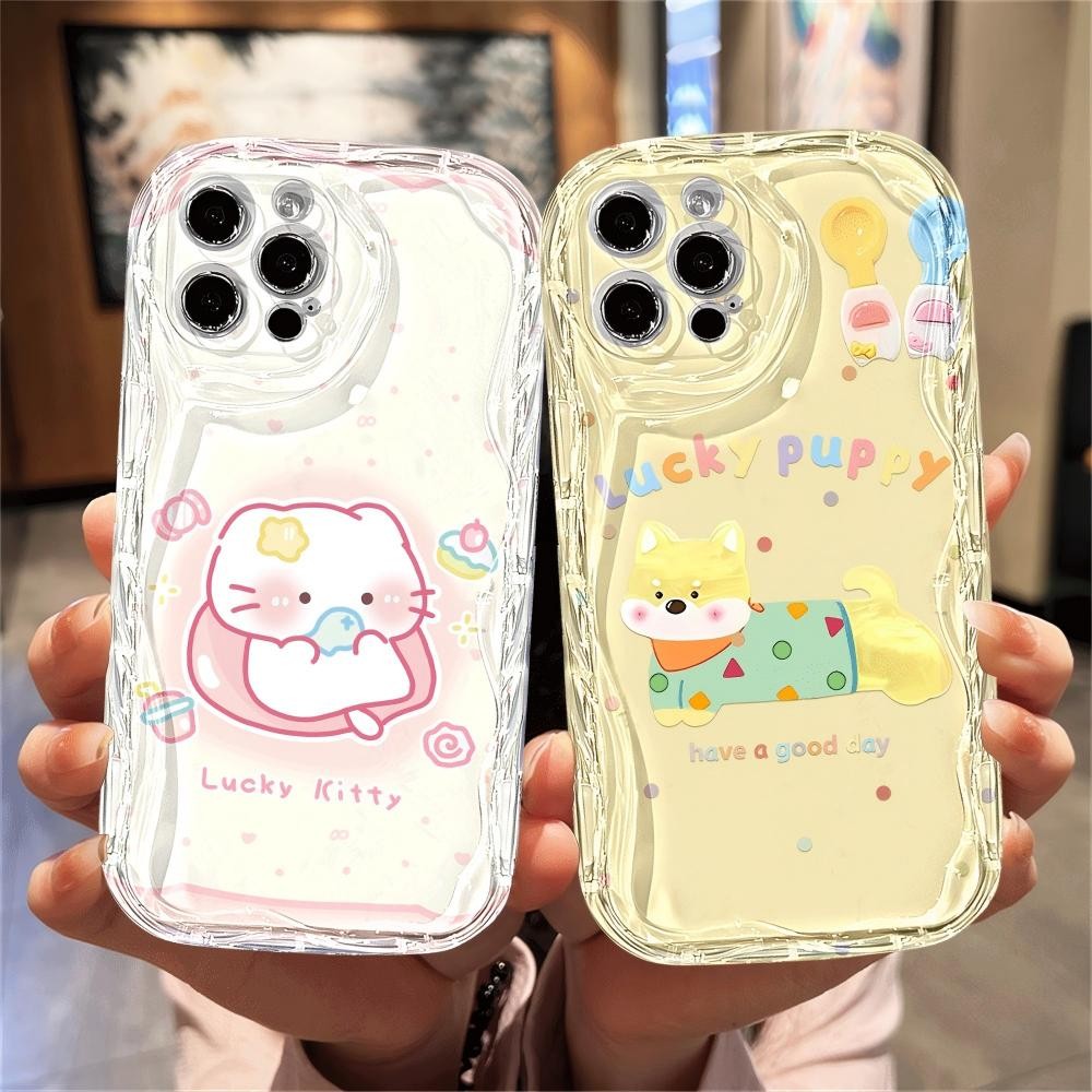 น่ารัก Cate Puppy Soft เคสโทรศัพท์ Vivo Y29 4G Y19S Y28 Y03 Y18 Y28 Y17s Y27s Y36 Y27 Y02T Y20 Y02A 
