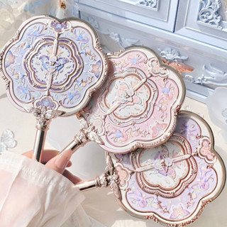 FLOWER KNOWS กระจกมือถือ Retro และประณีตสไตล์จีนโบราณคุณภาพส…