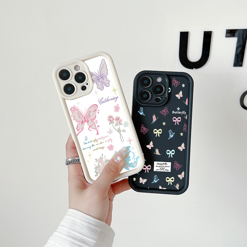 จัดส่งจากประเทศไทย ผีเสื้อสีสันสดใสเต็มจอ for VIVO Y17 Y12 Y15 Y11 Y12i Y100 Y200E Y19s Y29(5G) - รูปที่ 2