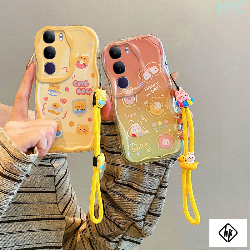 เคส vivo V40 LITE VIVO Y200 การ์ตูนการ์ตูนตุ๊กตาของเล่น TPU ซิลิโคนอ่อนนุ่มเคสโทรศัพท์ YXDN