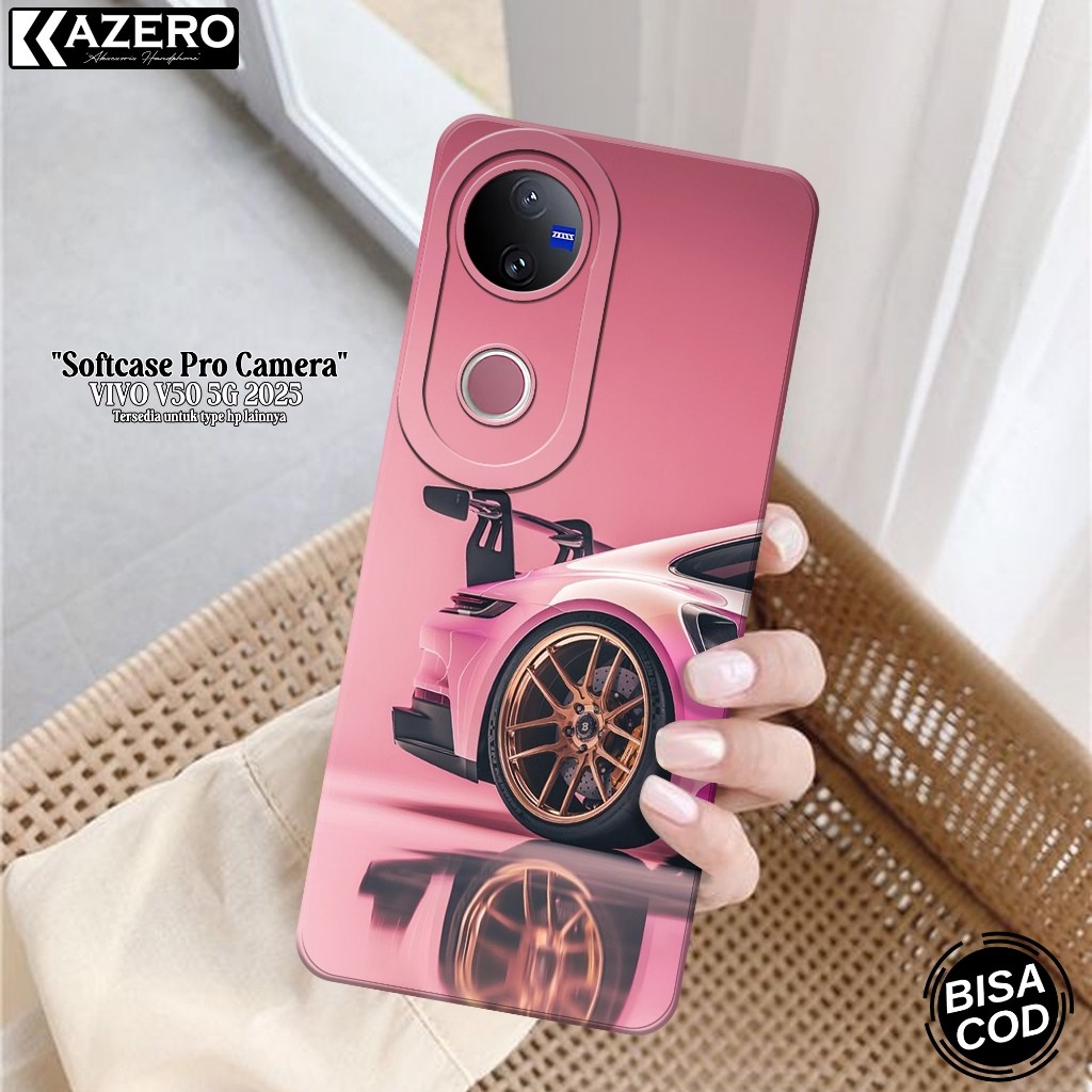 เคส VIVO V50 5G 2025 HP Softcase - เคสรถแฟชั่น - เคส VIVO V50 5G 2025 - เคสซิลิโคนกล้อง Pro - เคส VI