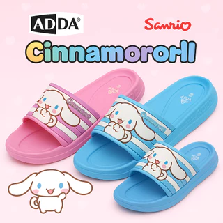 ADDA รุ่น 83G08-W1 (Size 4-6) Cinnamoroll รองเท้าแตะผู้หญิง พื้นนุ่ม ลายการ์ตูนน่ารัก Sanrio แท้
