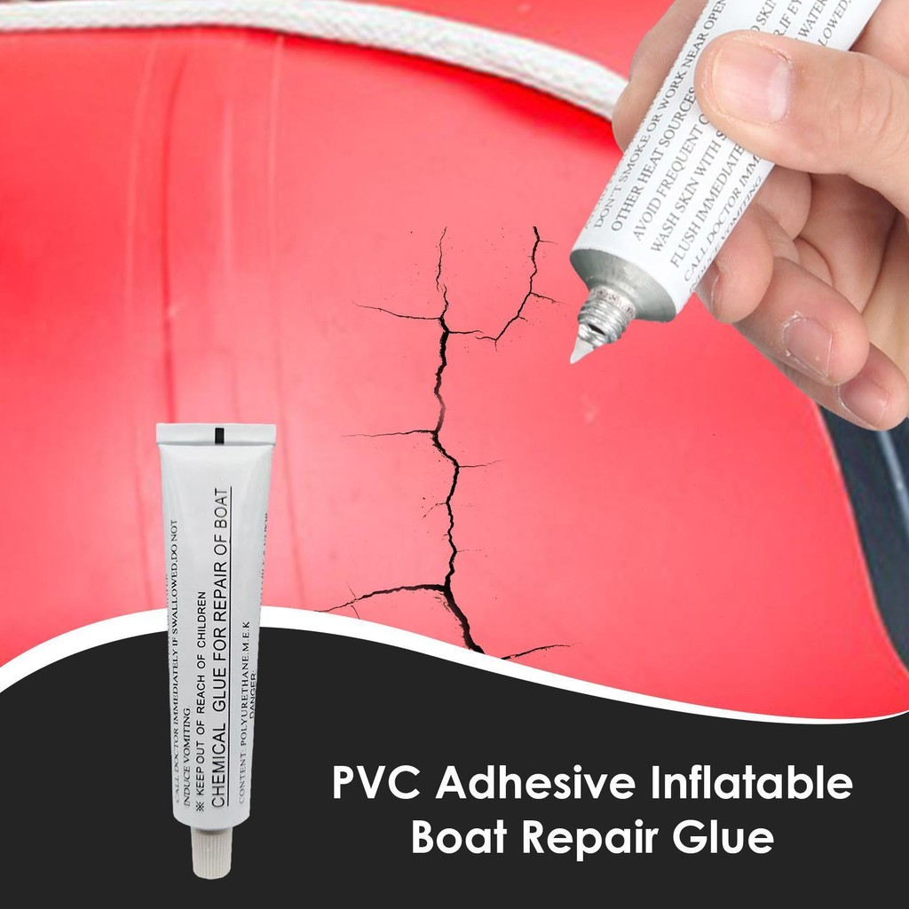 กาวซ่อมแซมเรือเป่าลม PVC กันน้ํา ขนาด 30ml สําหรับเรือคายัค เบาะลม เรือยาง