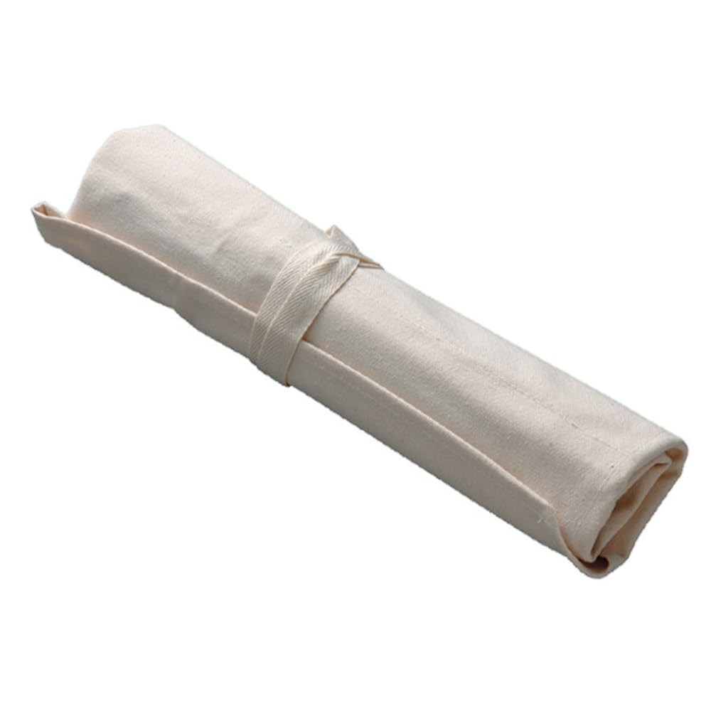 Tojiro Canvas Knife Pocket F-359 (White) – Made in Japan, Holds 5 Knives