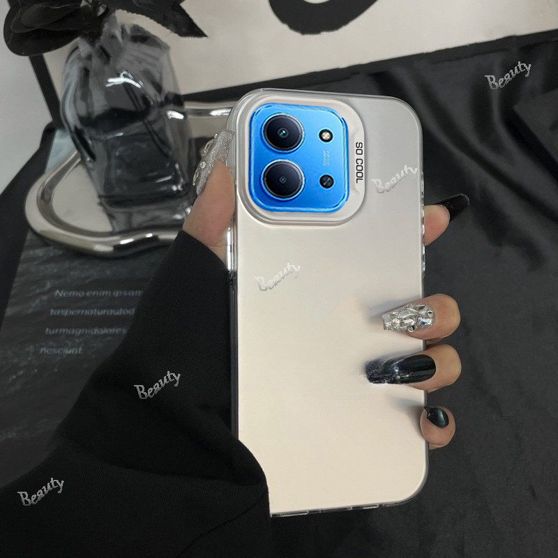 เคสโทรศัพท์สําหรับ RedMI15C Redmi 15 C 15C MI15 MI15C 5G 4G 2025 ใหม่สีสันหรูหราเมทัลลิค Aurora Skin