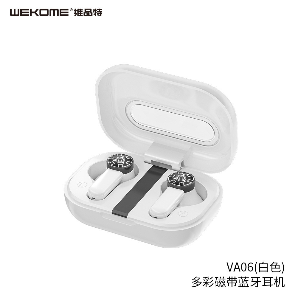 WEKOME多彩复古磁带造型蓝牙耳机迷你小巧无线5.2半入耳手机耳机