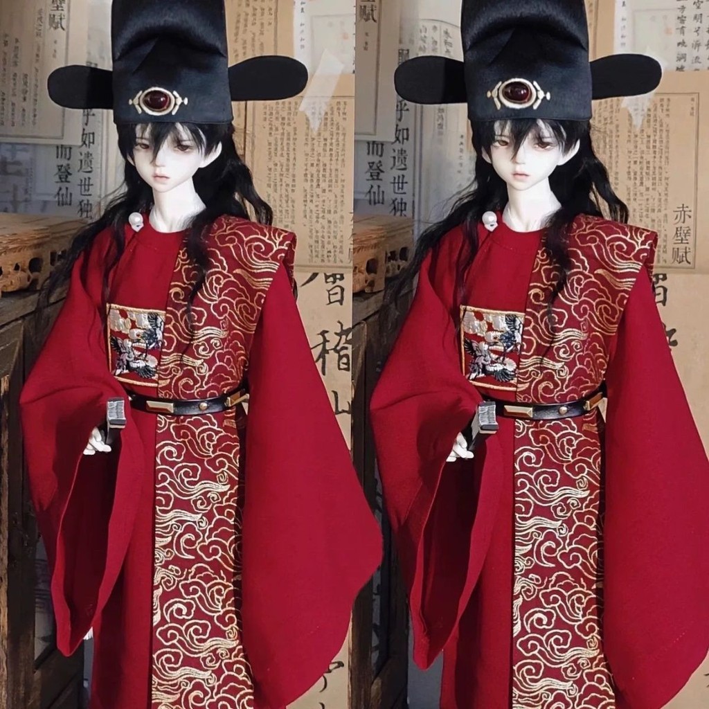 เฉพาะเสื้อผ้าเด็ก bjd quadruple สไตล์โบราณ Hanfu "Zhu150 เครื่องแต่งกาย bjd สี่ดาวเสื้อผ้า Kitaro ชุ
