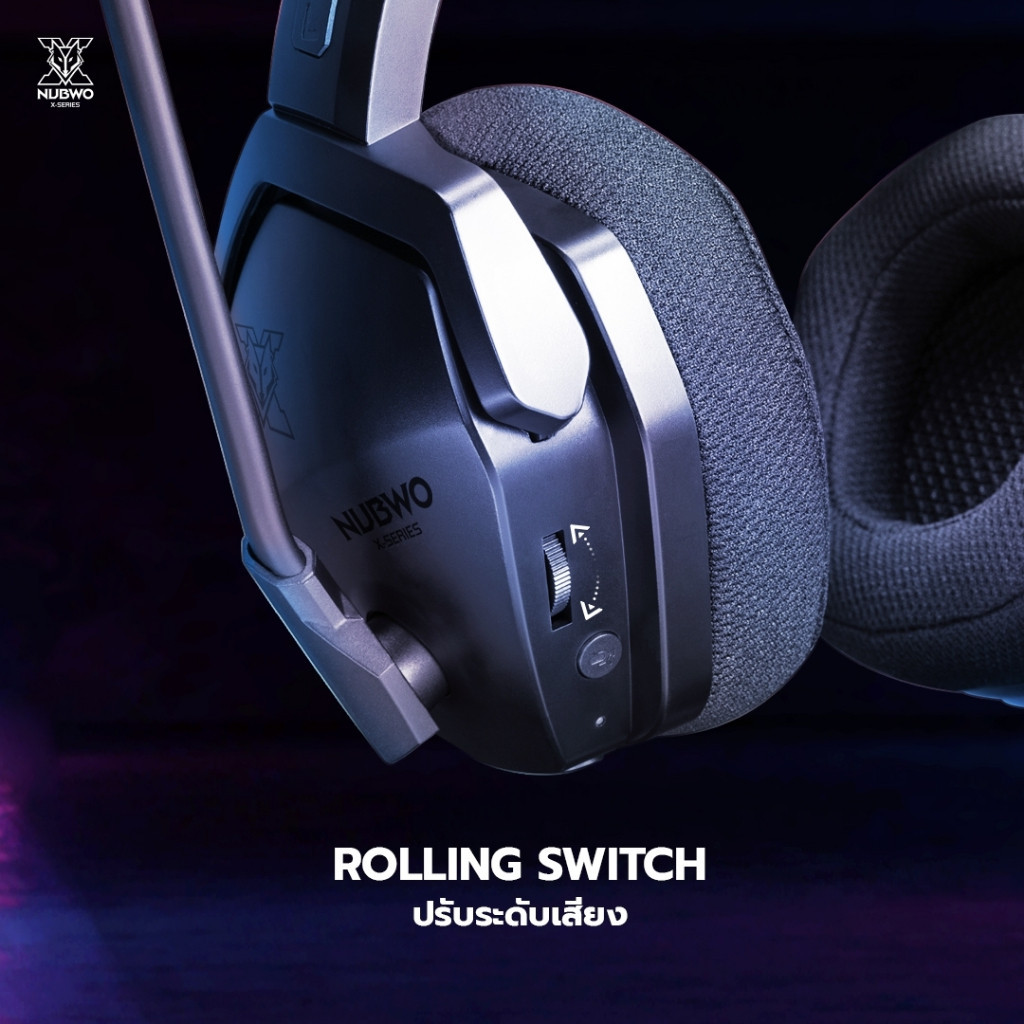 🛵มีส่งด่วน💨NUBWO X99 PRO WIRELESS GAMING HEADSET หูฟังเกมมิ่งไร้สาย รับประกัน 2 ปี