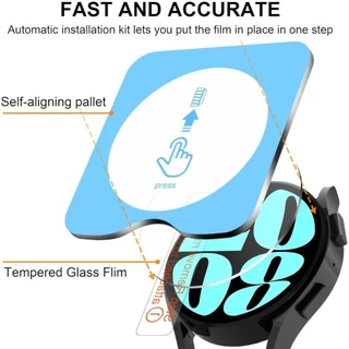 สําหรับ Galaxy Watch ป้องกันสําหรับ Samsung Galaxy Watch 9 8 7 40 44 มม.นาฬิกา 8Classic/Ultra(2025/2026) ขนาดกระจกนิรภัยป้องกันหน้าจอ