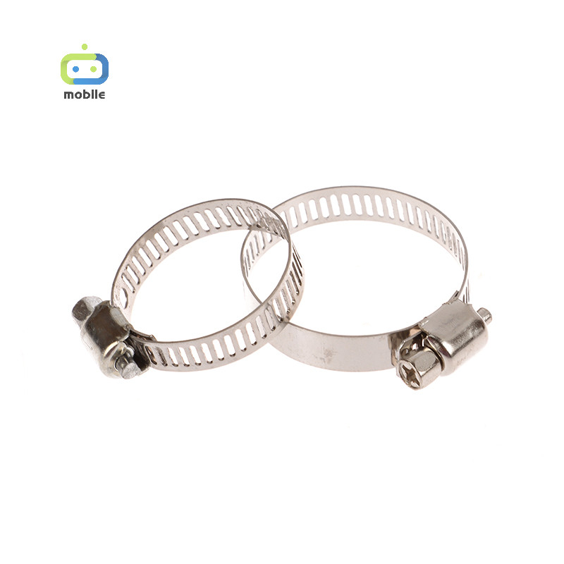[maygood] 10 ชิ้นท่อ Clamps คลิปอุปกรณ์ระบบทําความเย็นปรับ 8-38 มม.สแตนเลสไดรฟ์ท่อ Clamps สายเชื้อเพลิงคลิปหนอน {TH}