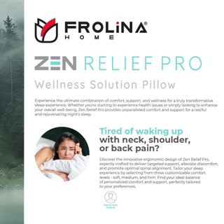 Frolina Zen Relief Pro Pillow ขนาด 19x29 inch