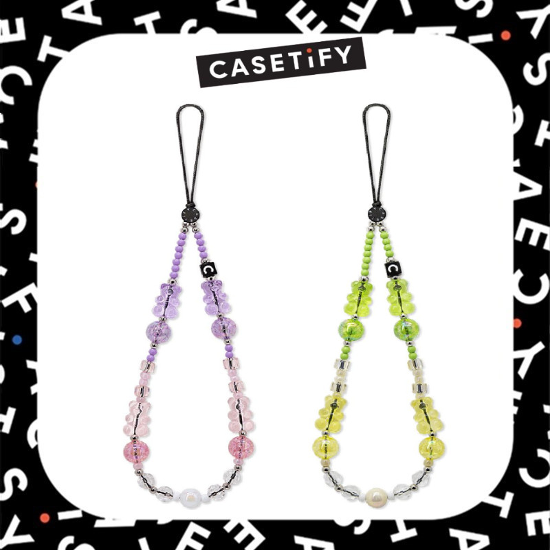 Casify Gummy Bear Phone Strap Charm - Universal Phone Lanyard Mobile Phone Lanyard Phone Case Airpod