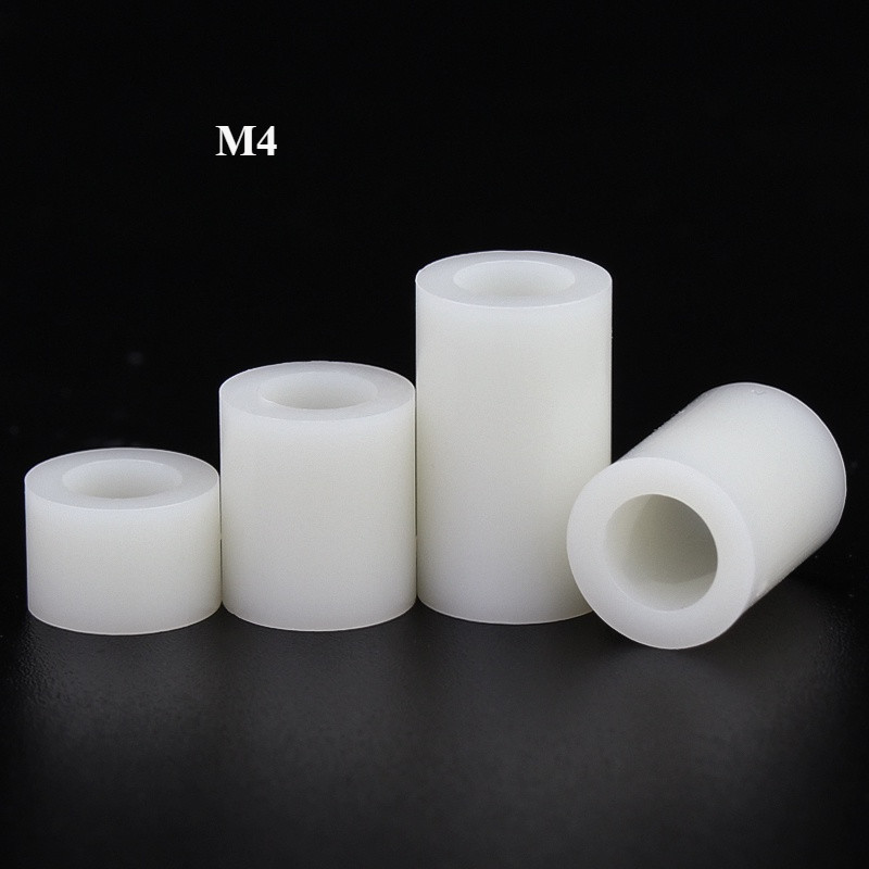 [FGH-Y] M4 วงนอก ไนลอน PA66 สีขาว สีดำ รอบกลวง Spacer สำหรับงาน DIY บอร์ด PCB