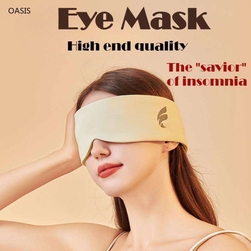 หน้ากากนอนหลับแบบ Dual-Sensation ระดับพรีเมียมพร้อม Fit และ Light-Blocking, Cool Comfort Eye Mask สําหรับการเดินทางและ Nap Essential