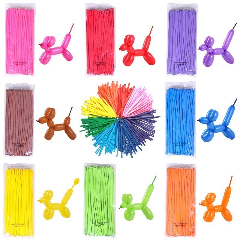 10 ชิ้นแถบบอลลูนวิเศษ DIY ทอแถบบอลลูนตกแต่งปาร์ตี้วันหยุด
