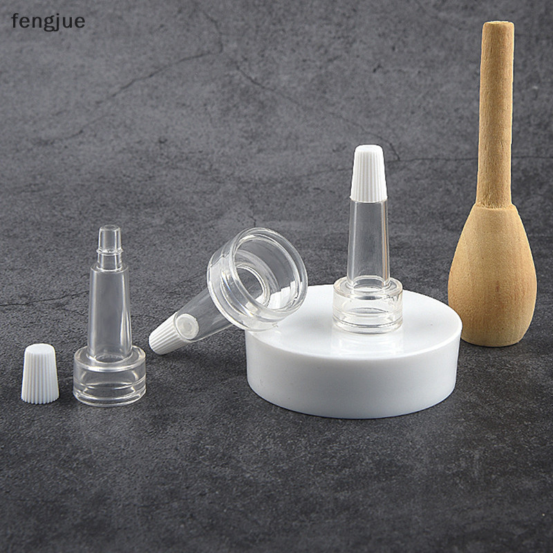 Fengjue 10 ชิ้น Mini ขวดรีฟิลตัวอย่างขวดเปล่าพร้อมฝาปิดขวดบรรจุผง TH