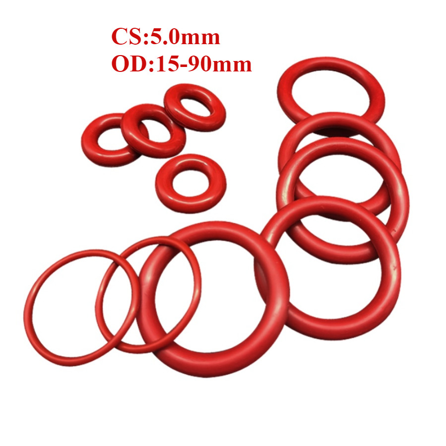 [FGHOQ-1-y] โอริง ORing O-ring ยางโอริง VMQ เลือกขนาดได้ (OD15-90mm * cs5.0mm)