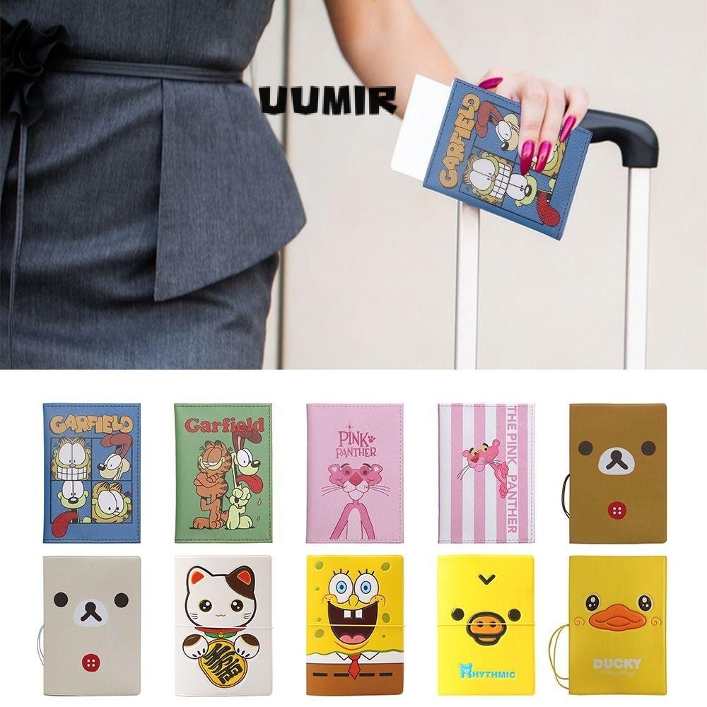 UUMIR ปกหนังสือเดินทาง, ปลอกป้องกันใบรับรอง ปู่ ลายการ์ตูน, ที่ใส่บัตรป้องกันกันน้ําของขวัญ, ที่หนีบตั๋ว สากล