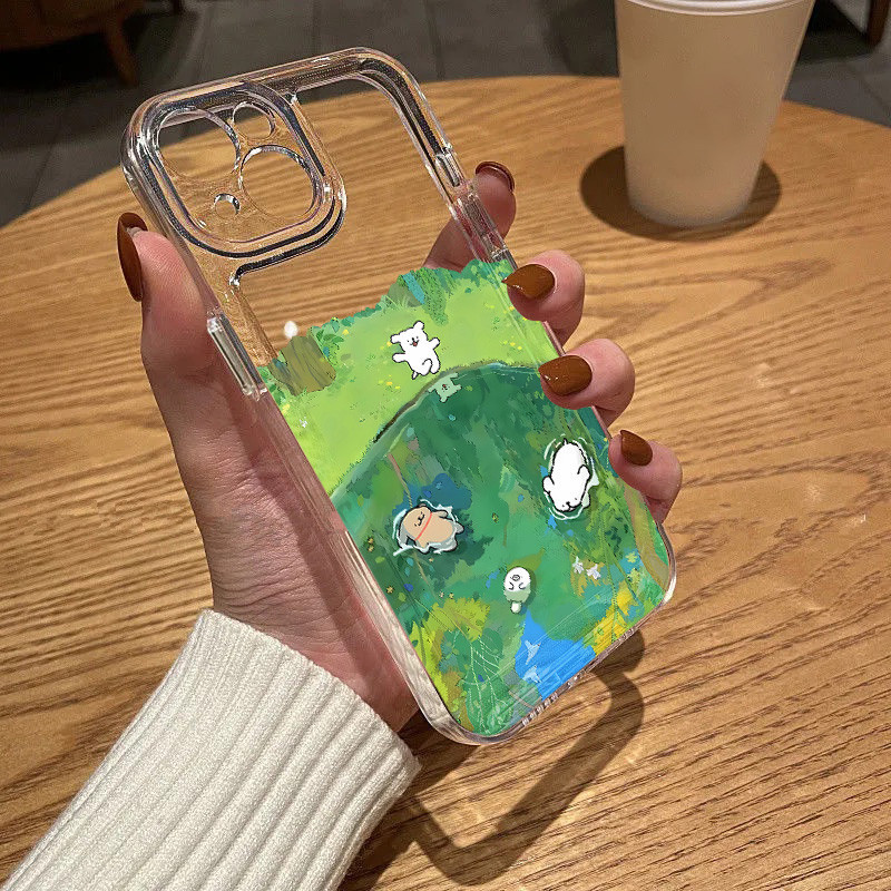 ❤️9-19บาท❤️เคสโทรศัพท์ เคส for iPhone 11 13 14 15 12 Pro Max XR 7 8 Plus XS Max เคสไอโฟน11 Space Tpu เคสขอบนุ่มบางพิเศษ ราคา ถูกที่สุด ดีลบีเคเค แกลเลอรีภาพที่ 2