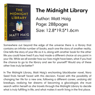 The Midnight Library By Matt Haig A GMA Book Club Pick English Book Paperback