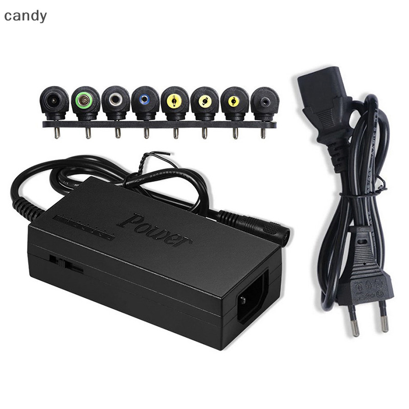 Ndy Universal Power Adapter 96W 12V ถึง 24V ชุดชาร์จปรับได้ DC 5.5x2.1 มม. 8 ปลั๊กสําหรับ Dell Toshi