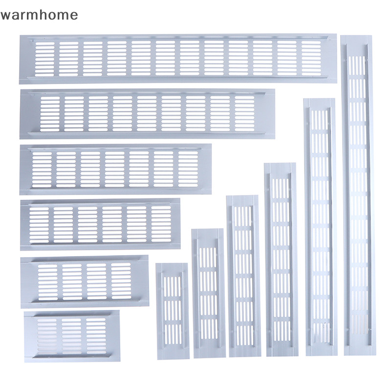 [warmhome] 1 ชิ้นอลูมิเนียมอัลลอยด์ Vents Perforated แผ่นแผ่นช่องระบายอากาศตะแกรงระบายอากาศ Vent สต็อกใหม่