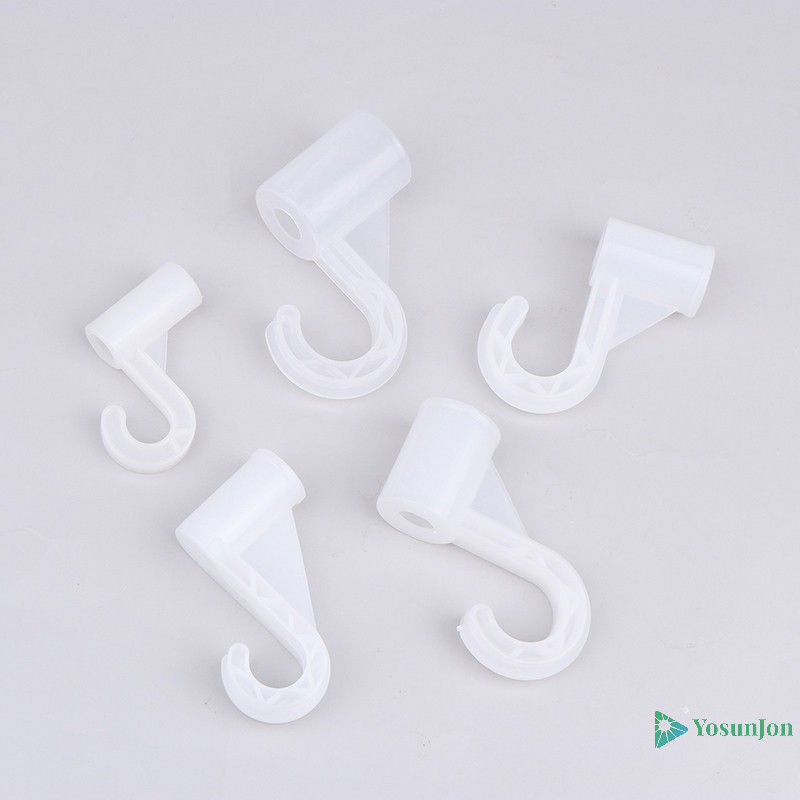 Yosunjon] 10 ชิ้นพลาสติกตะขอหนาสําหรับชุด Locker ชั้นวางตู้เสื้อผ้า Hook Fitgs DIY Party Supplies เด็กเต็นท์เกมห้องข้อต่อใหม่
