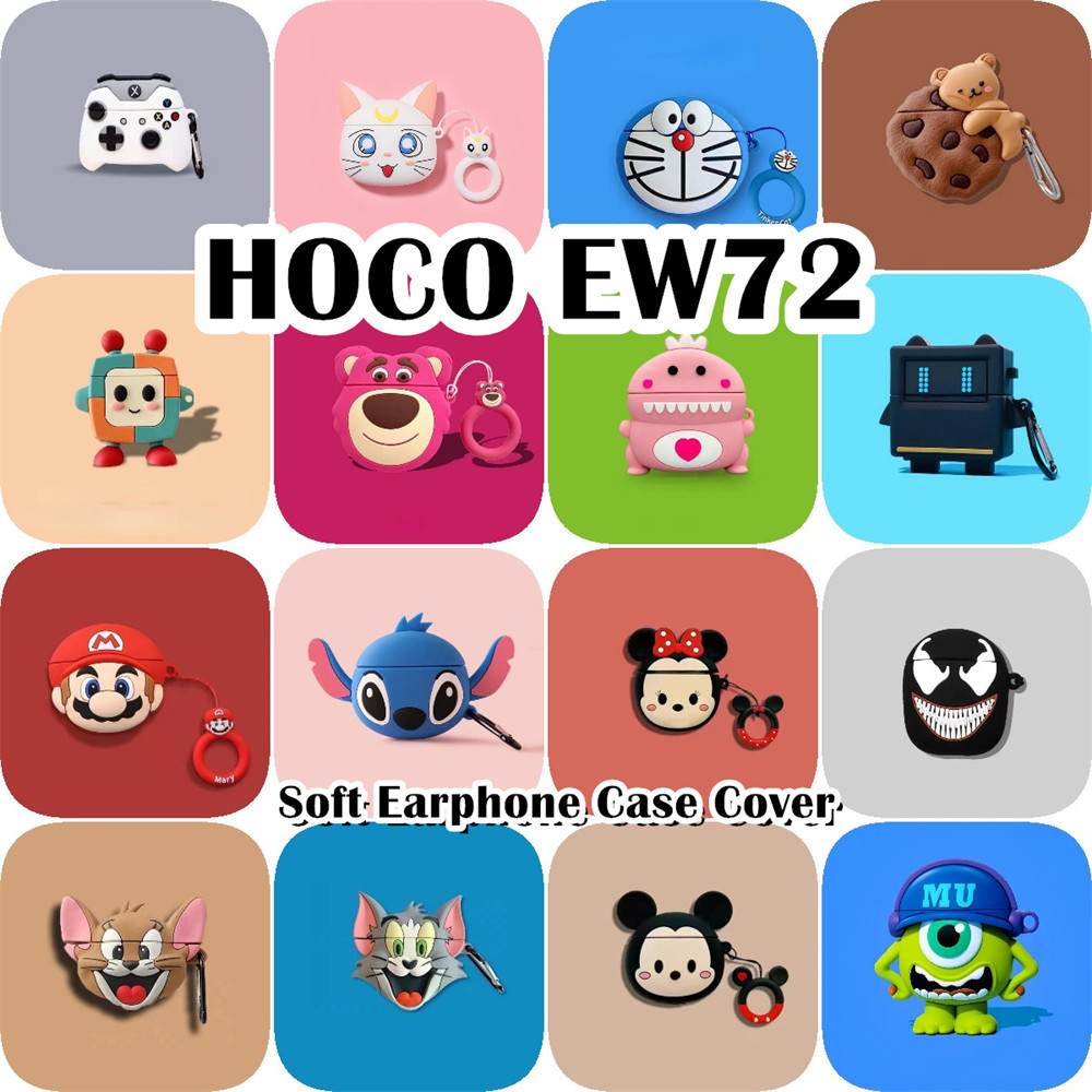 READY STOCK!นําไปใช้กับ HOCO EW72 เคส Case เคสหูฟัง การ์ตูนสร้างสรรค์ ซิลิโคนนุ่ม เคส เคสหูฟัง NO.1