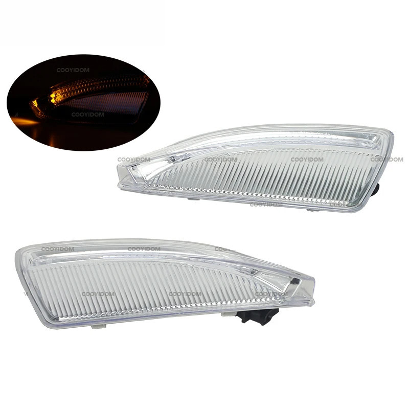 Moto22r รถซ้าย/ขวาสําหรับ Mercedes Benz C-Class W204 W164 W639 S204 ML300 ML500 ประตู LED ด้านหลังกระจกมองข้างไฟเลี้ยวไฟ
