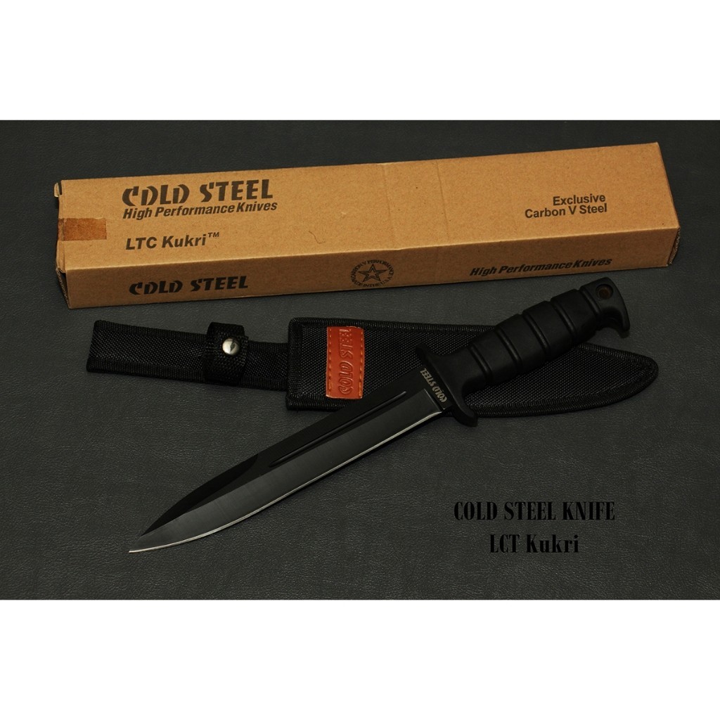 มีดพร้า มีดเดินป่า COLD STEEL LCT Kukri ขนาด 13 นิ้ว ใบหนา พร้อมซองไนลอนอย่างดี OEM