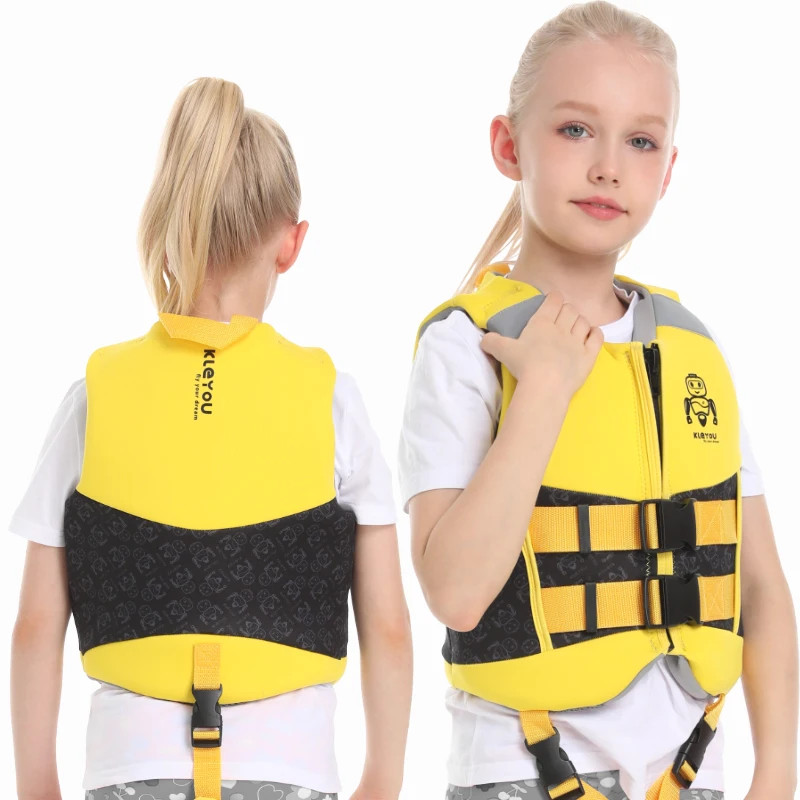 Neoprene เสื้อชูชีพสําหรับเด็กเสื้อชูชีพลอยตัวชายหญิงท่องเสื้อกั๊กดําน้ํา Flotation ว่ายน้ํา Aid เด็ก