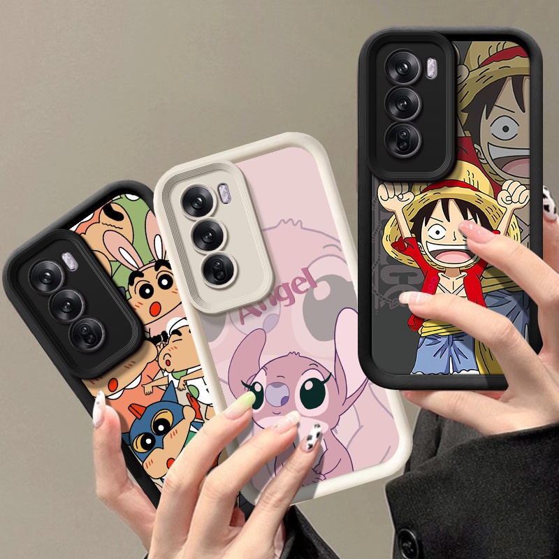 เคส OPPO RENO 12 OPPO RENO 12 PRO เคสซิลิโคนอ่อนนุ่ม TPU สำหรับครีม HTTY2