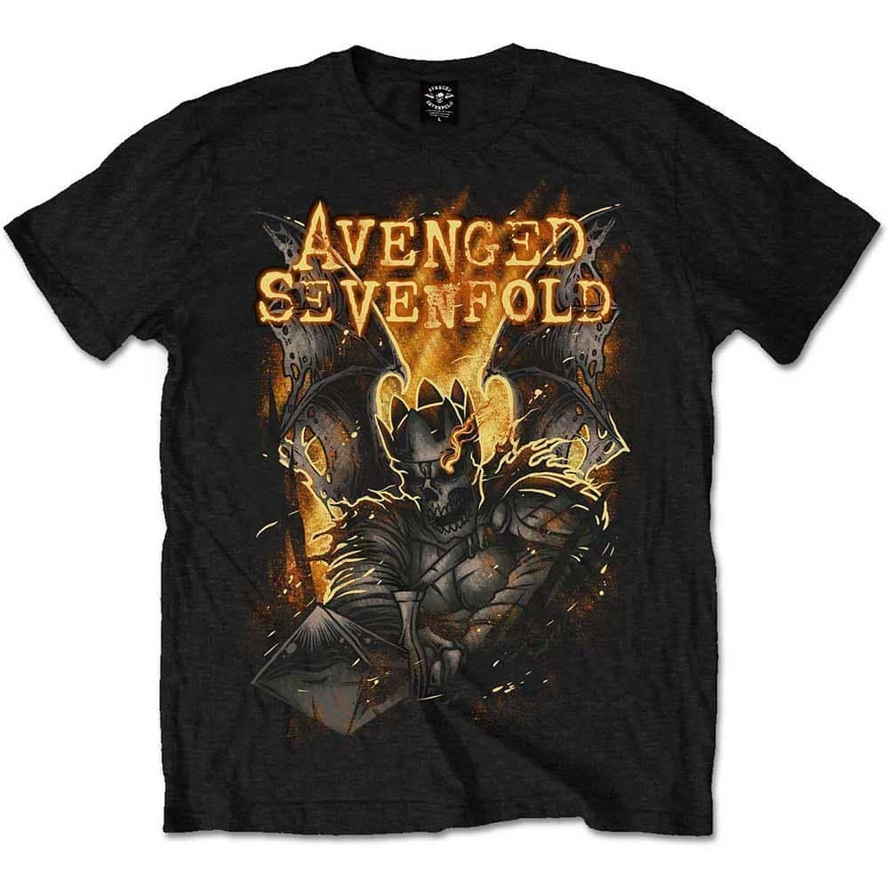 Baju Avenged Sevenfold Atone เสื้อยืดคอกลม Rock Band สไตล์กราฟิก Tee Unisex Baju T เสื้อผู้ชาย 100% 