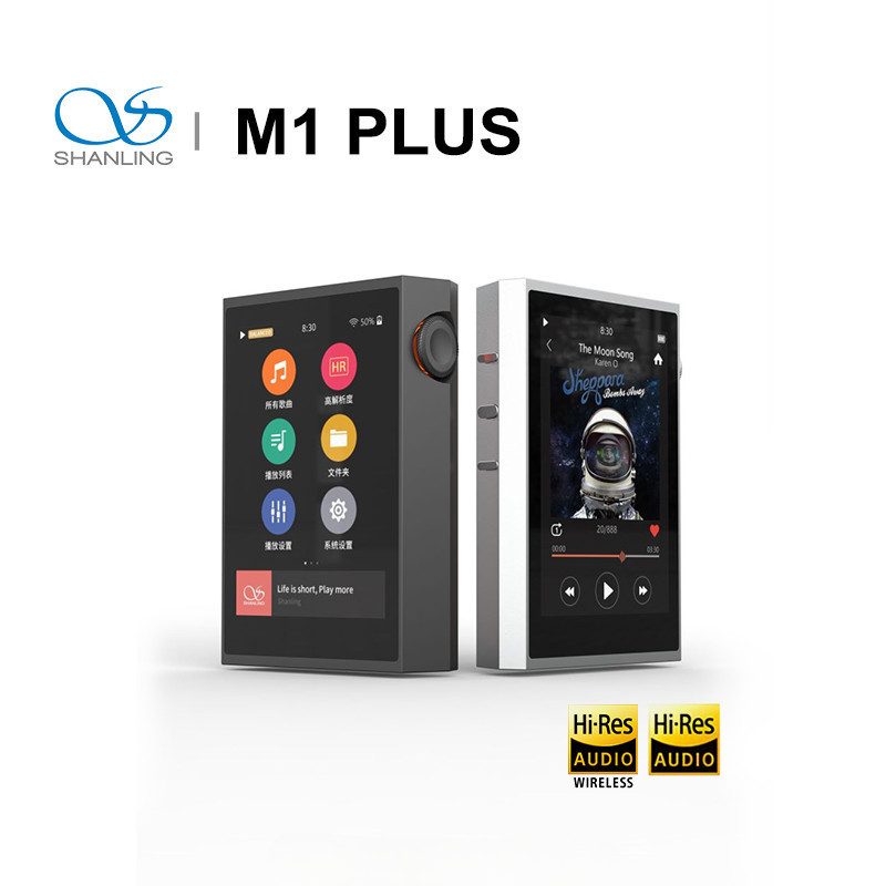 Shanling M1 PLUS แบบพกพาเครื่องเล่นเพลง MP3 ES9069Q DAC Dual SGM8262 เครื่องขยายเสียง PCM768 DSD512 